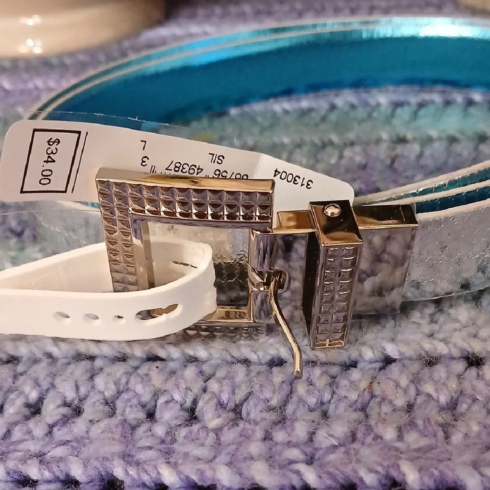 Nine West Turquoise and White Belt